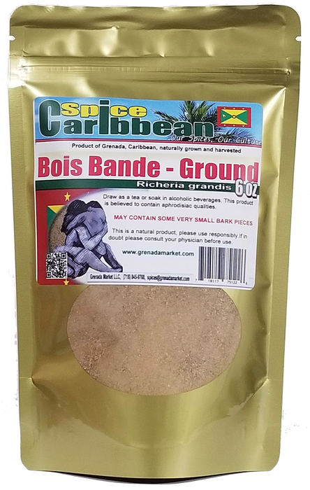 BOIS BANDE - GROUND (6 Oz) Grenada, Caribbean.