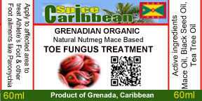 GRENADIAN Toe Fungus Treatment  - 60ml (Product of Grenada)