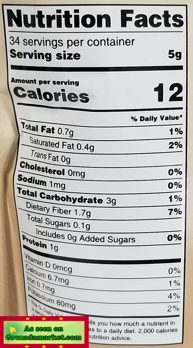 100% Cocoa Powder - 6 Oz Resealable Pouch.