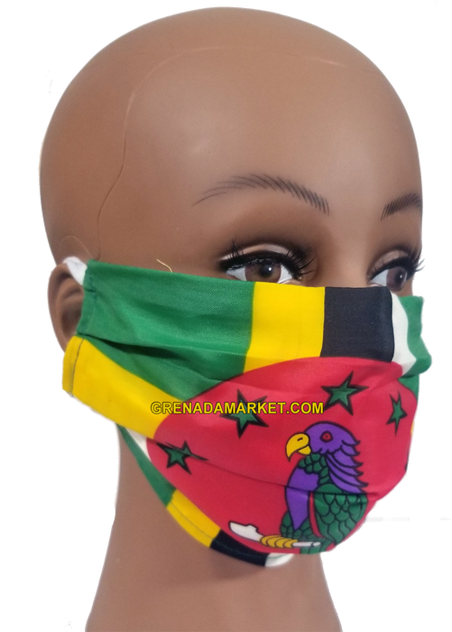 Caribbean Style Face Mask - Dominica