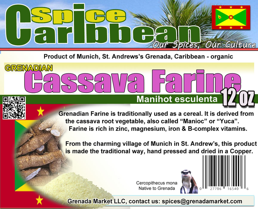 Cassava Farine - 12 oz (Product of Grenada)