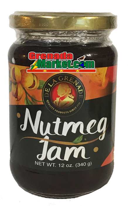 NUTMEG JAM - Gourmet product of Grenada (340g - 12 Oz),