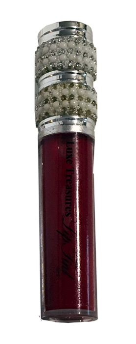 Luxe Lip Tint, Lip Gloss, SET OF 4 (Purple, dark brown, Red-pink & clear) - Product of Grenada
