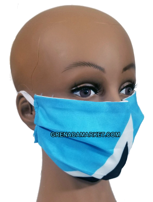 Caribbean Style Face Mask - St. Lucia
