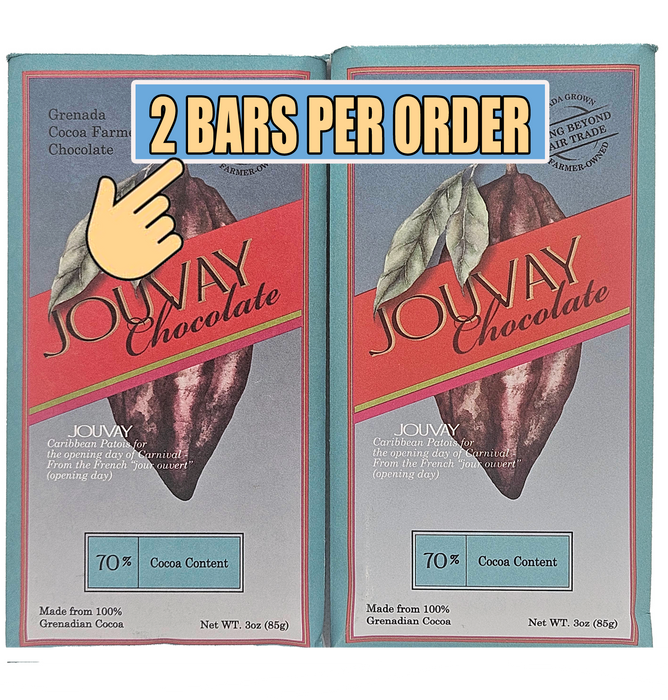 70% Cocoa  (2 Bars x 3.5 oz.)