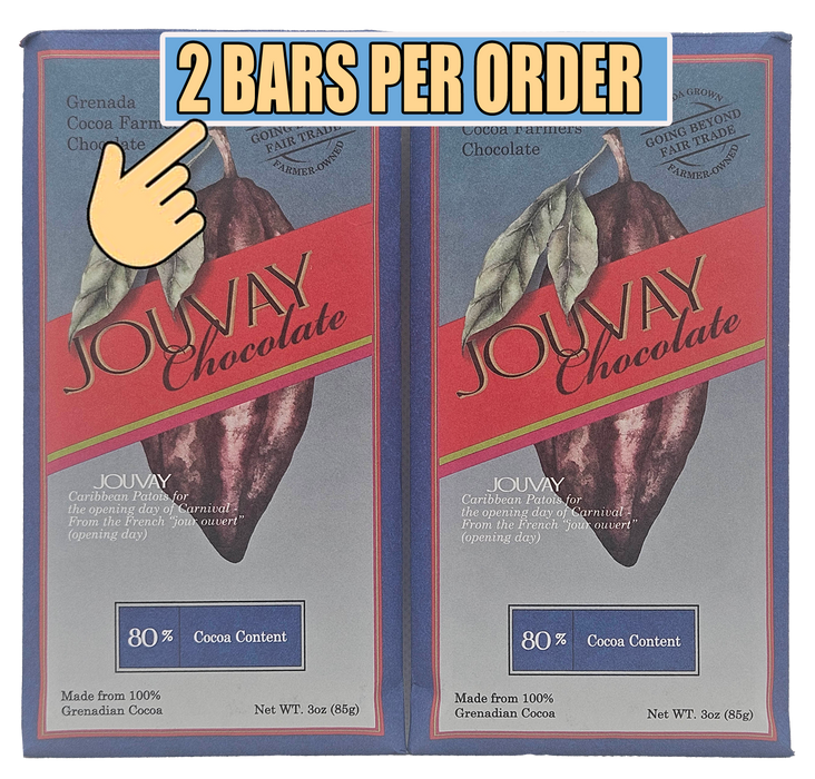 80% Cocoa (2 Bars  x 3.5 Oz ea.)