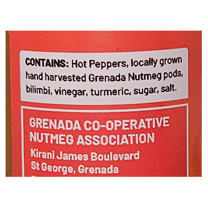 Nutmeg Gourmet Hot Sauce (2 bottles @ 147 ml each) - Grenada, Caribbean
