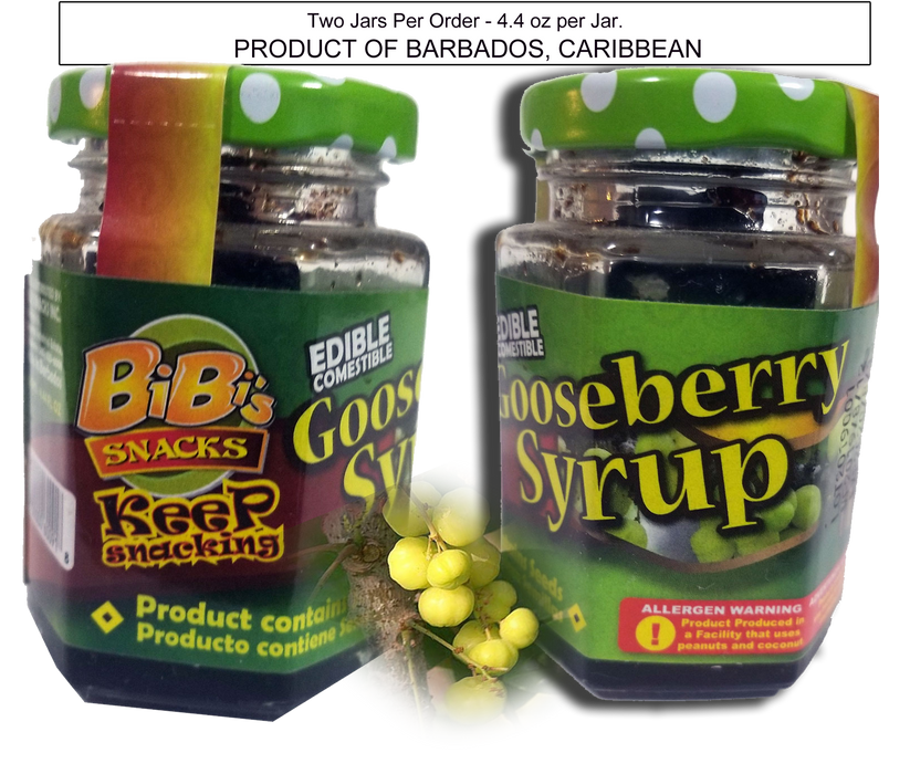 Gooseberry Syrup - Product of Barbados
