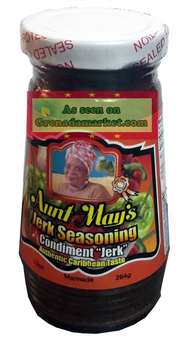 Aunt May's Jerk Seasoning - 12oz (Product of Barbados)