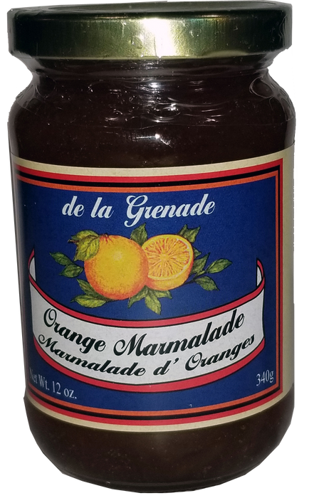 ORANGE  MARMALADE - Gourmet product of Grenada (340g - 12 Oz)