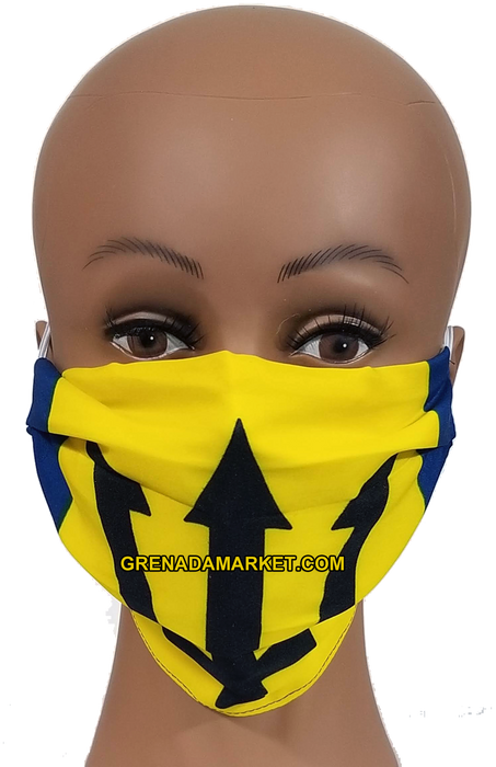 Caribbean Style Face Mask - Barbados