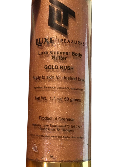 Luxe Body Shimmer "Gold Rush" - Product of Grenada