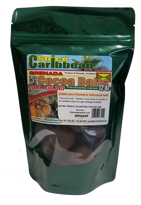 Cocoa / Cacao Balls (Grenadian Style)  -12oz premium, Grenada