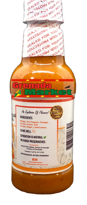 Island Delectables Hot Sauce - Mango Rush 9.2 fl oz