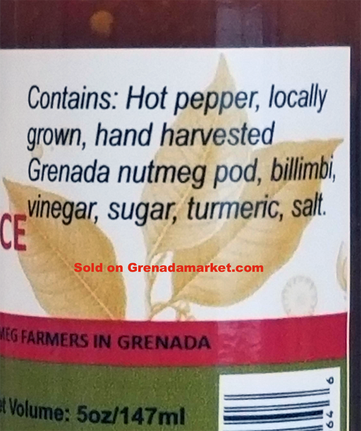 billimbi Nutmeg Sweet & Spicy Gourmet Sauce (2 bottles @ 147 ml each) - Grenada —  Grenada Market