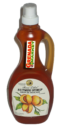 Nutmeg Syrup, Morne Delice (Sirop de Muscade) 354ml — Grenada Market