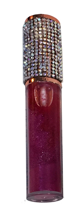 Luxe Lip Tint, Lip Gloss, SET OF 4 (Purple, dark brown, Red-pink & clear) - Product of Grenada