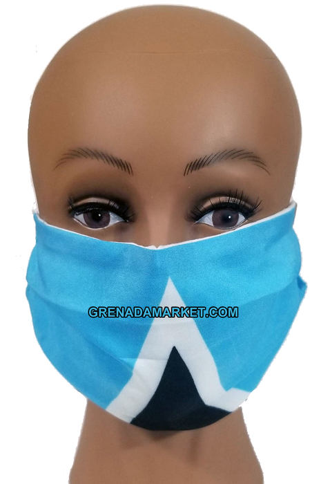 Caribbean Style Face Mask - St. Lucia
