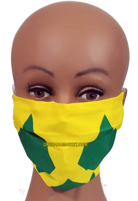 Caribbean Style Face Mask - St. Vincent